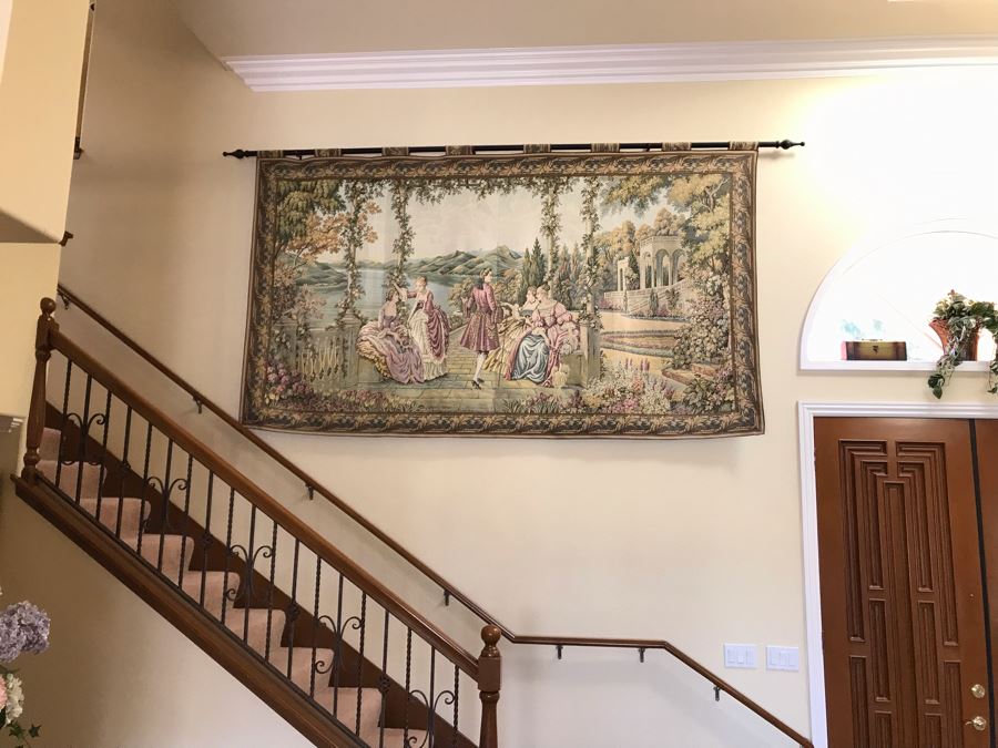 Large Wall Tapestry With Rod And Mounting Hardware 115W X 68H - FRE [Photo 2]