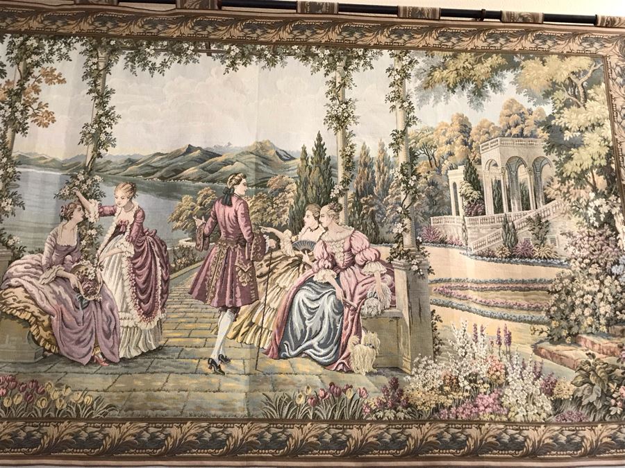 Large Wall Tapestry With Rod And Mounting Hardware 115W X 68H - FRE [Photo 7]