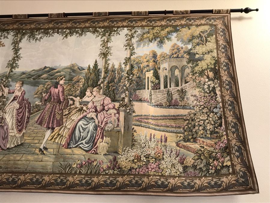 Large Wall Tapestry With Rod And Mounting Hardware 115W X 68H - FRE [Photo 8]