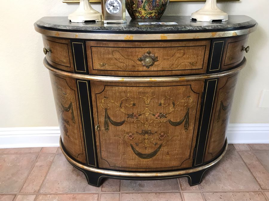 Ferguson Copeland Ltd Demi-Lune Console Cabinet Table 44W X 16D X 35H - FRE [Photo 3]