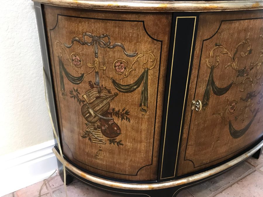 Ferguson Copeland Ltd Demi-Lune Console Cabinet Table 44W X 16D X 35H - FRE [Photo 8]