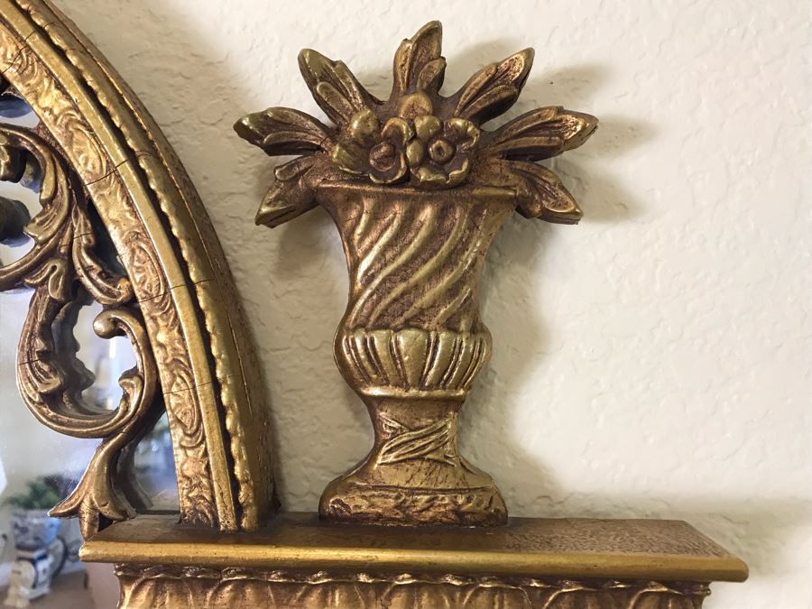 Elegant Gilded Ornamental Wall Mirror 36W X 47H - FRE [Photo 4]