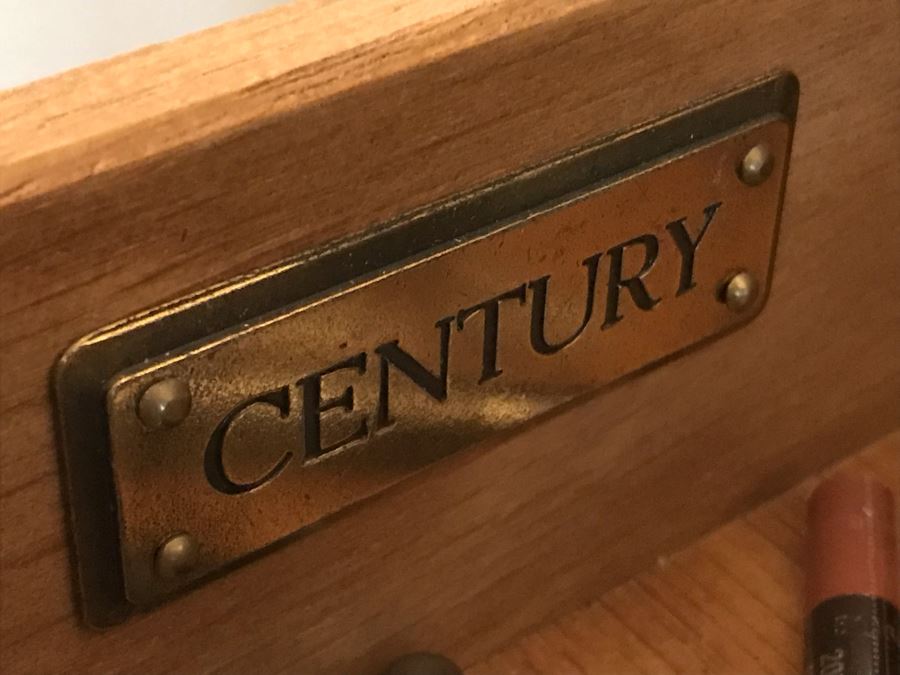 Round Century Furniture Side Table With Drawer 25R X 25.5H - FRE [Photo 6]