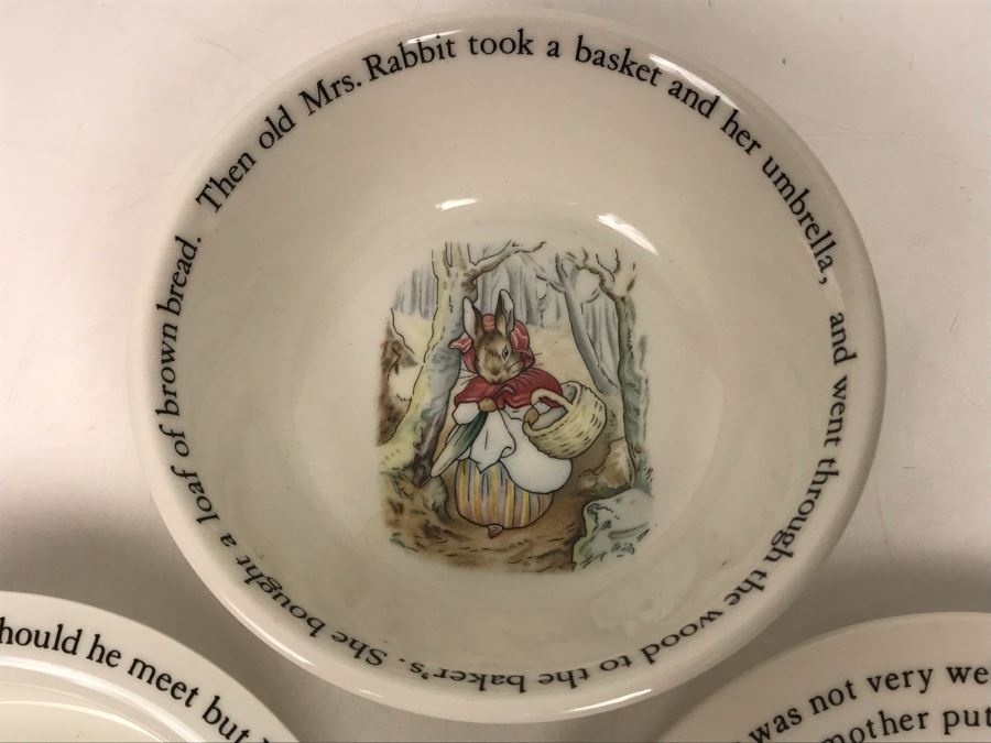 (3) Wedgwood Beatrix Potter Designs - LJE [Photo 6]