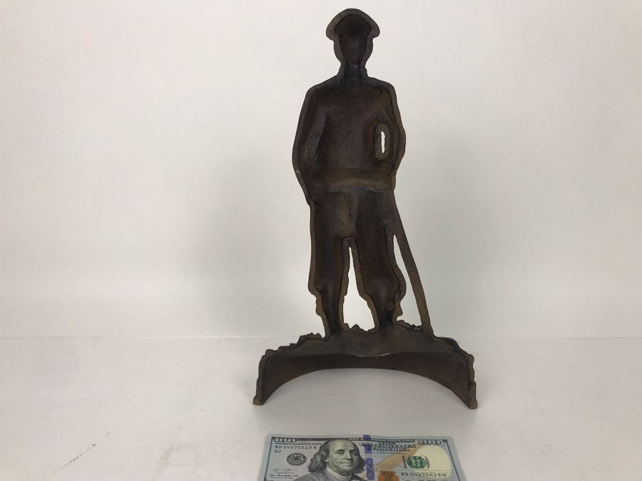 Metal Golfer Door Stop Statue 13.5H - LJE [Photo 4]