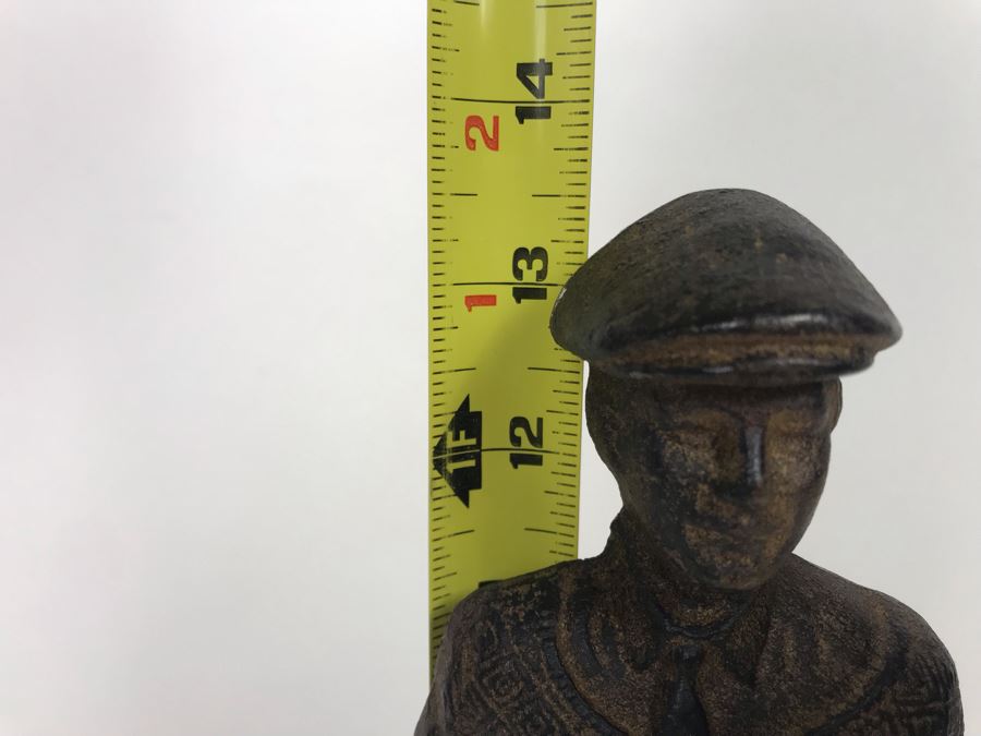 Metal Golfer Door Stop Statue 13.5H - LJE [Photo 6]