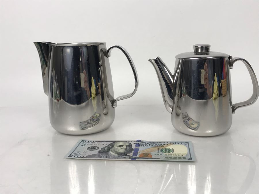 Alfra Italy Stainless Steel Small Pitcher And Pot - LJE [Photo 2]