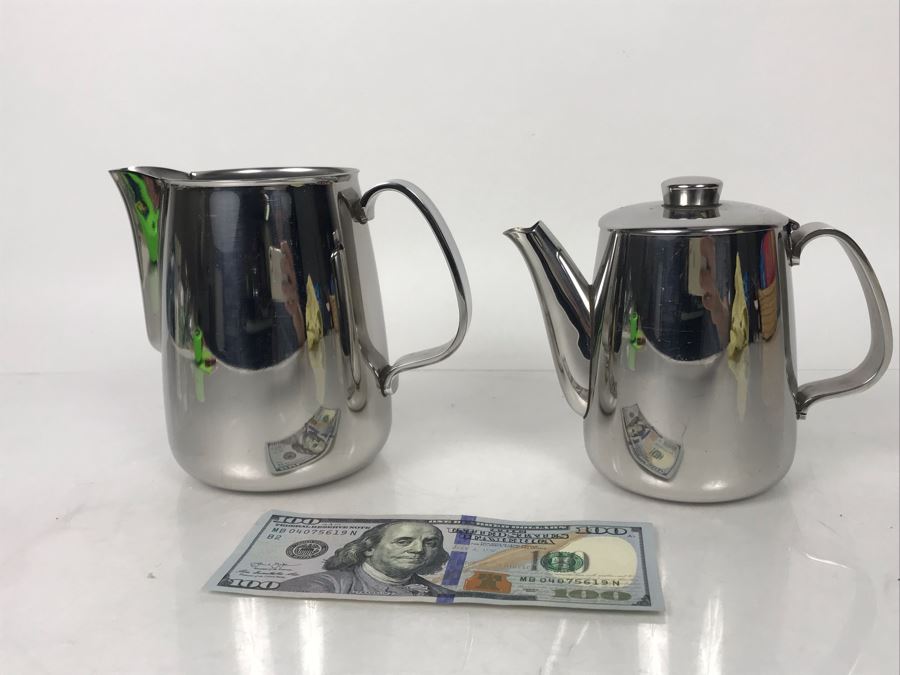 Alfra Italy Stainless Steel Small Pitcher And Pot - LJE