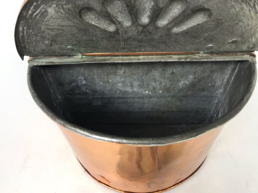 Copper Divided Hinged Lid Pot - LJE [Photo 7]