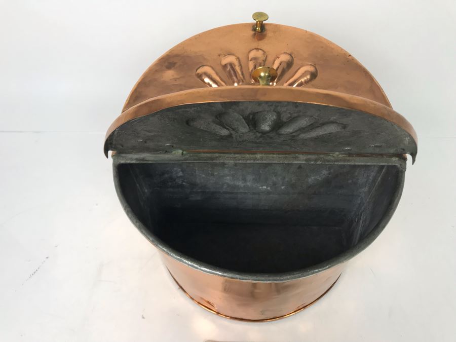 Copper Divided Hinged Lid Pot - LJE [Photo 6]