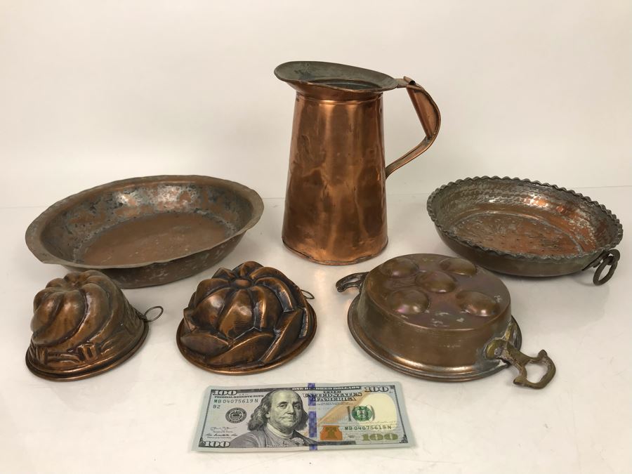 Vintage Copper Lot - LJE