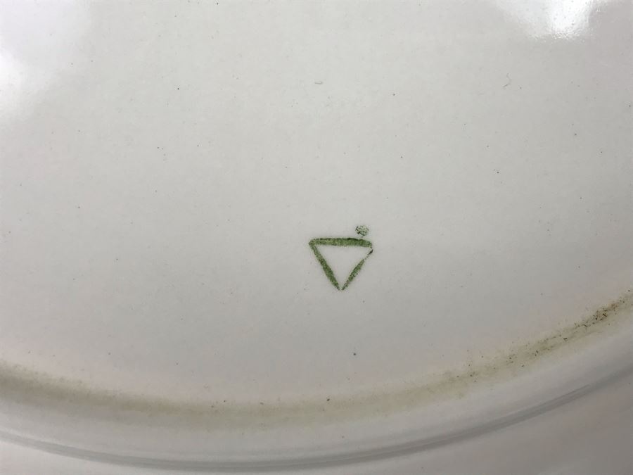 Large 15R Boch Freres Belgium Delfts Plate - LJE [Photo 10]