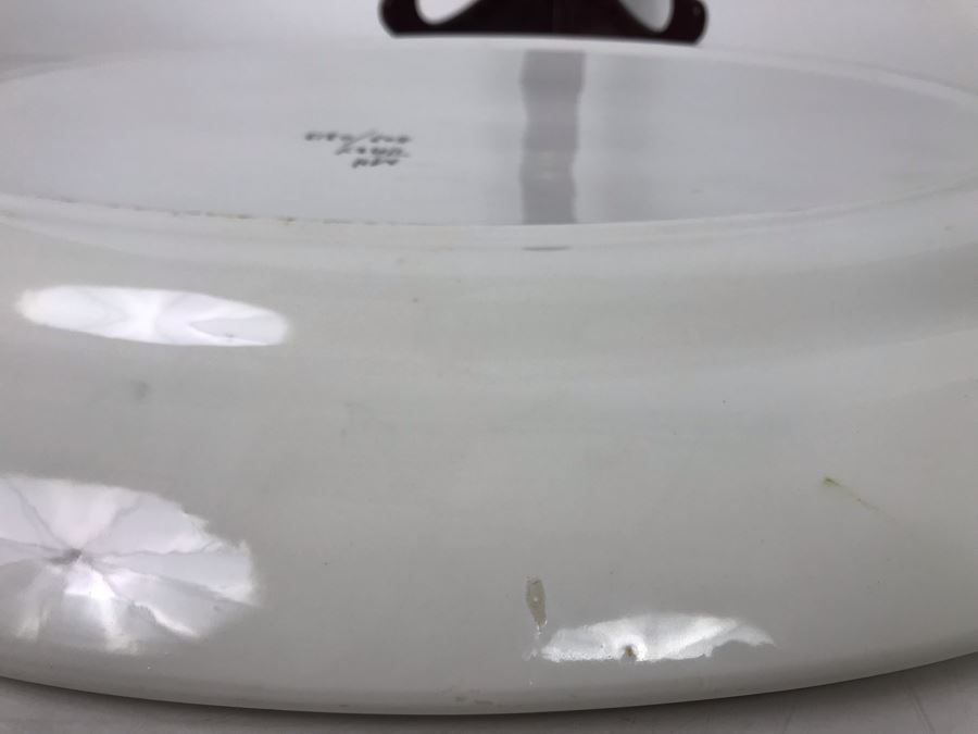 Large Hand Painted Italian Turkey Platter 24L X 17.5W - LJE [Photo 11]