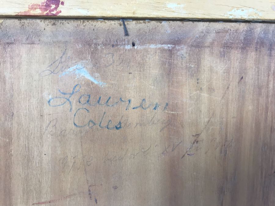 Original Signed Oil Painting On Board Attributed To Gaetano Esposito (1858-1911) Man With Red Cap Smoking Pipe Naples 10.5W X 18H (Board Measurements) - LJE [Photo 24]