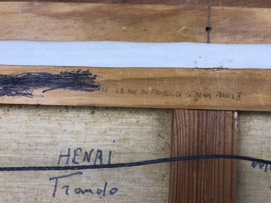 Original Signed Oil Painting On Canvas By Henri Trando - Maison De Mimi - Pinson, Montmarte 21 X 18 - LJE [Photo 16]