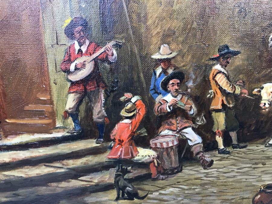 Original Signed Oil Painting By German Painter Max Ohmayer (1903-1970) Rothenburg 19 X 23 - LJE [Photo 7]