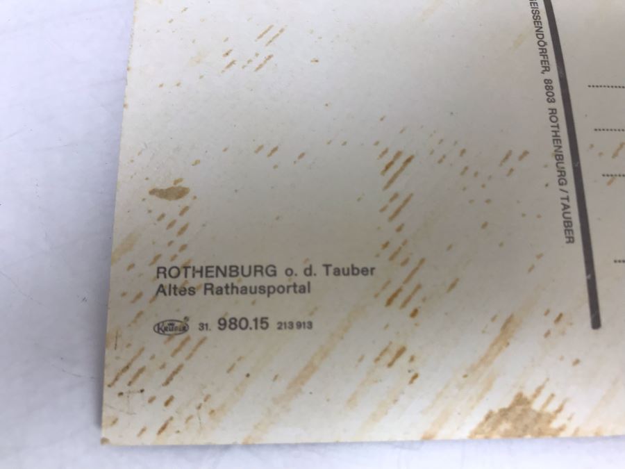 Original Signed Oil Painting By German Painter Max Ohmayer (1903-1970) Rothenburg 19 X 23 - LJE [Photo 10]