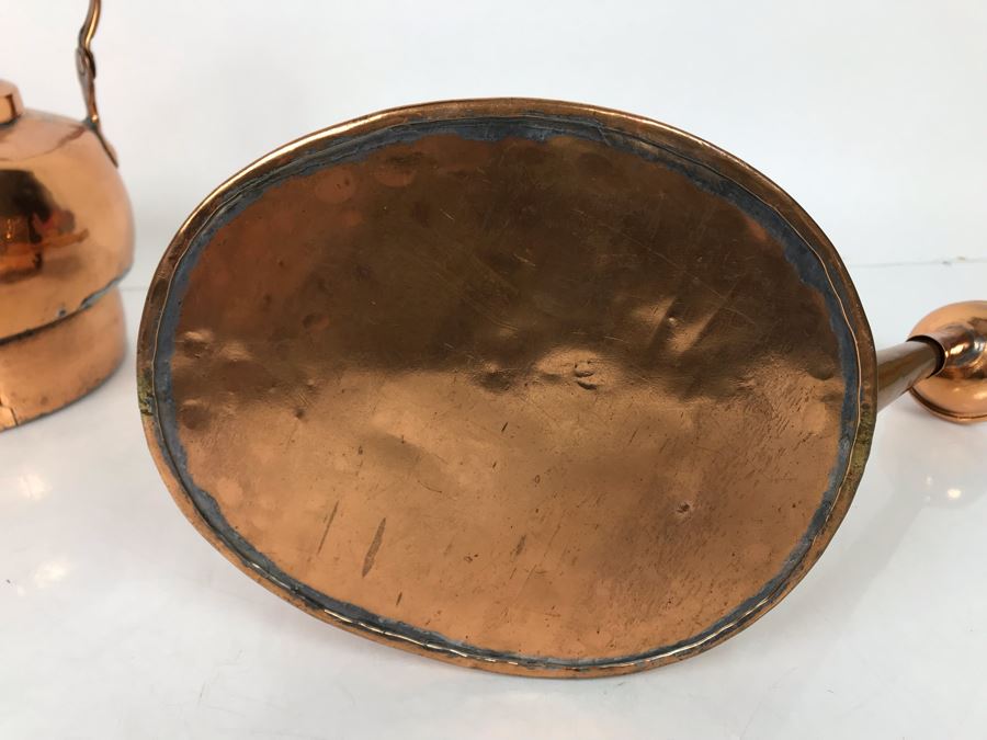 Copper Teapot And Copper Watering Can - LJE [Photo 7]