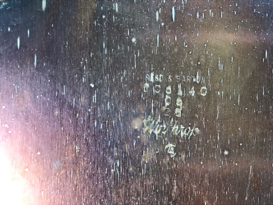 Large Reed & Barton Silverplate Tray Winthrop 30 X 21 - LJE [Photo 6]