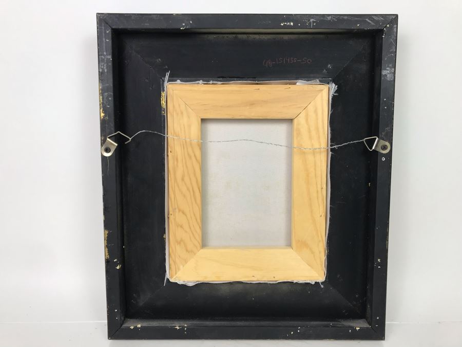 Original Kids On The Beach Oil Painting 15 X 17 Frame - LJE [Photo 4]