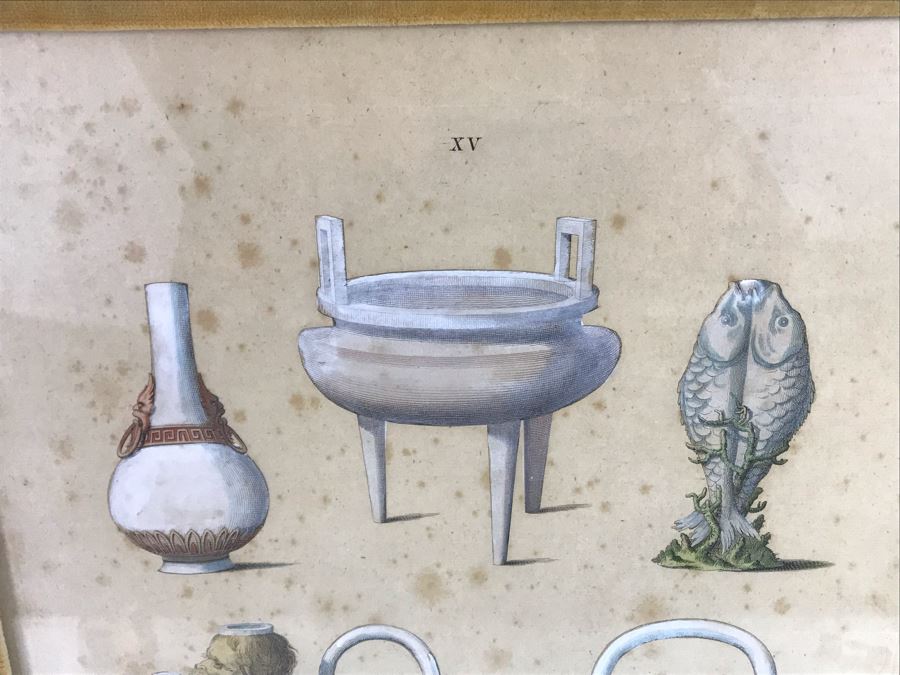 Pair Of P. (Paul) Fourdrinier (1698-1758) Etchings In Vintage Italian Frames 18.5 X 28 - LJE [Photo 9]