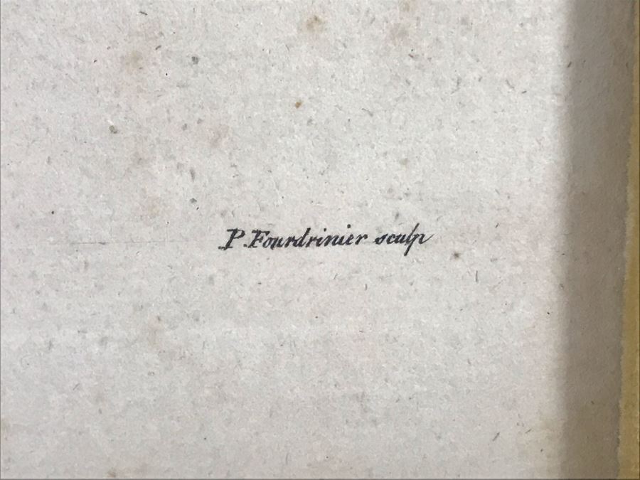 Pair Of P. (Paul) Fourdrinier (1698-1758) Etchings In Vintage Italian Frames 18.5 X 28 - LJE [Photo 7]