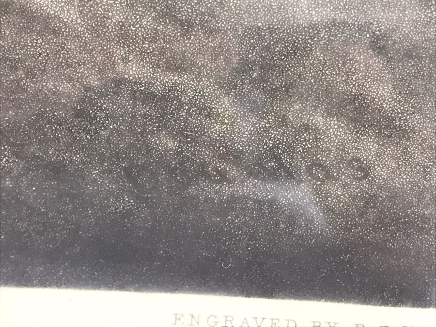 E. G. Hester Etching Based On Painting By E.A.S. Douglas Titled 'Evening - Returning To The Kennels' London, England Published 1877 By Arthur Ackermann In Classy Frame 28 X 34 - LJE [Photo 16]