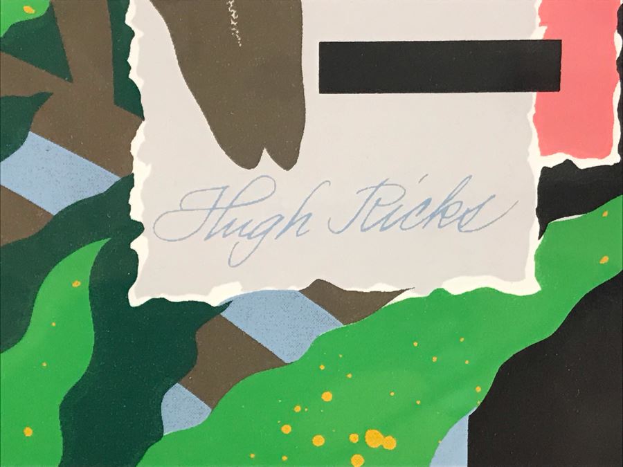 Hand Signed Hugh Ricks Limited Edition New Orleans Jazz & Heritage Festival 1987 In Acrylic Frame 26 X 27 - LJE [Photo 7]