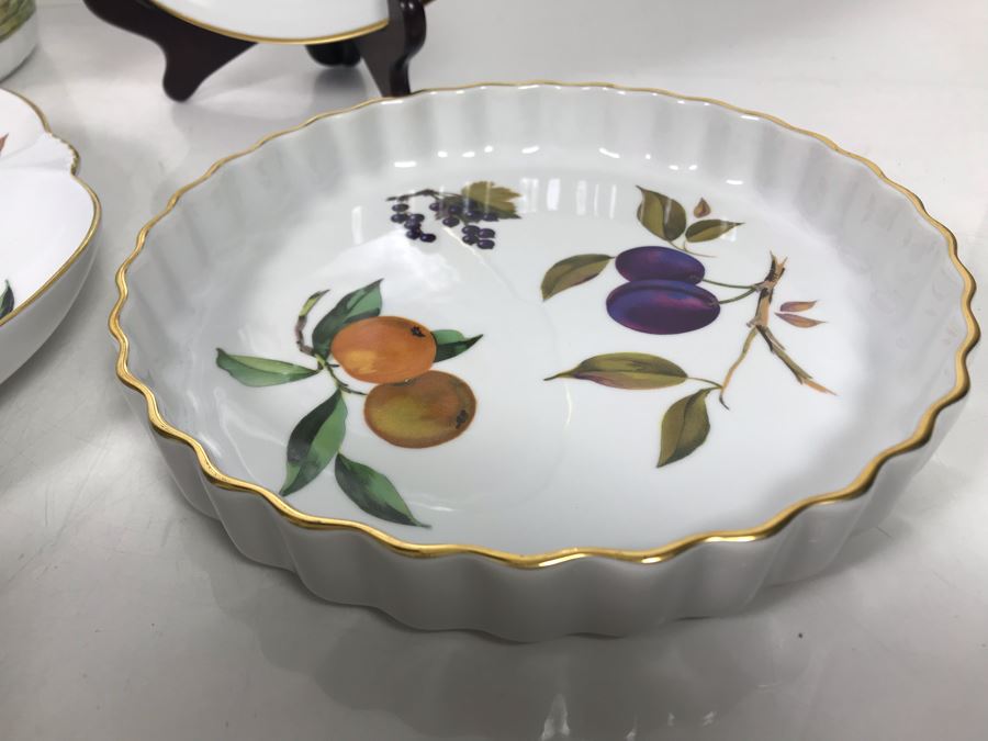 Royal Worcester Fine Porcelain Collection Evesham Pattern - 10 Pieces - LJE [Photo 5]