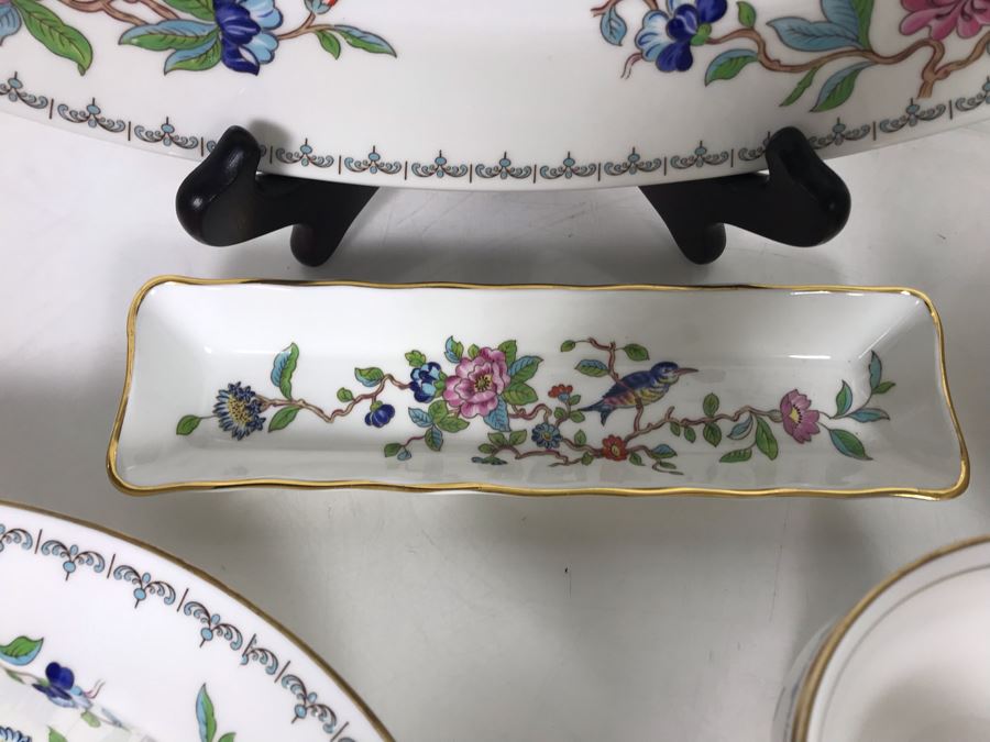 New Set Of Aynsley Gold Rim Fine English Bone China Pembroke Pattern Over 60 Pieces Some With Tags - LJE [Photo 17]