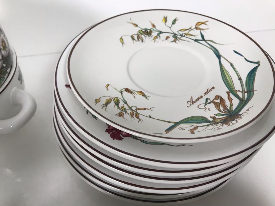 Villeroy & Boch Porcelain Collection Botanica Pattern Over 30 Pieces - LJE [Photo 16]
