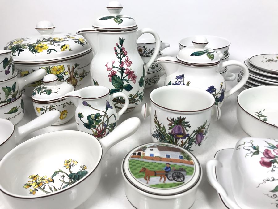 Villeroy & Boch Porcelain Collection Botanica Pattern Over 30 Pieces - LJE [Photo 3]