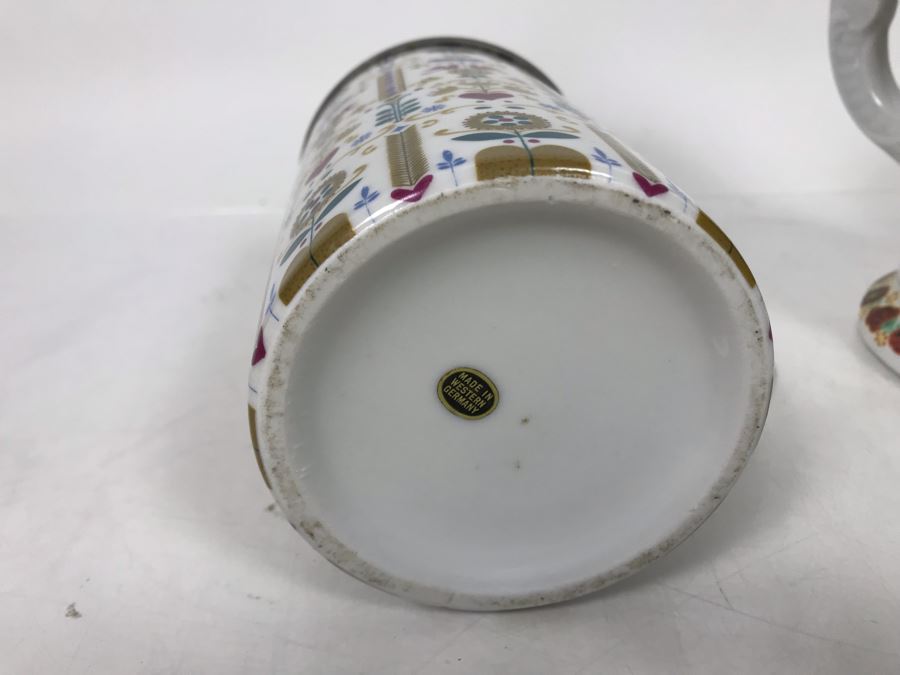 Collection Of (6) Vintage German Beer Steins Some Kaiser - LJE [Photo 22]