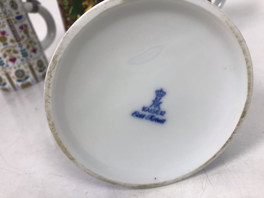 Collection Of (6) Vintage German Beer Steins Some Kaiser - LJE [Photo 12]