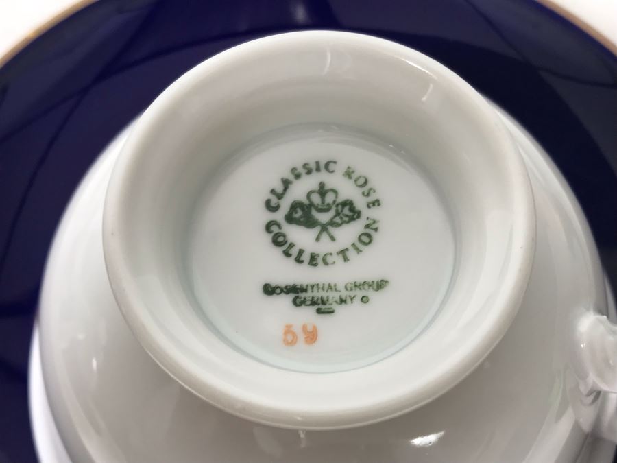 Rosenthal German Classic Rose Gold Rim China Set 30+ Pieces - LJE [Photo 9]