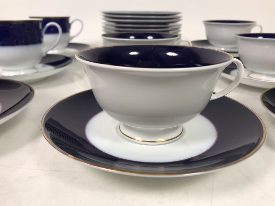 Rosenthal German Classic Rose Gold Rim China Set 30+ Pieces - LJE [Photo 6]