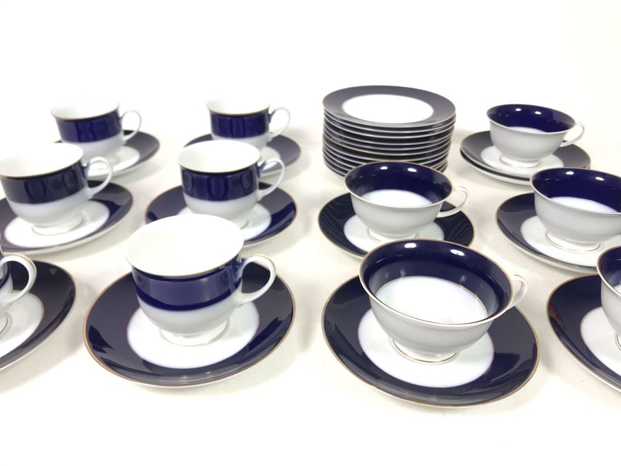 Rosenthal German Classic Rose Gold Rim China Set 30+ Pieces - LJE [Photo 2]