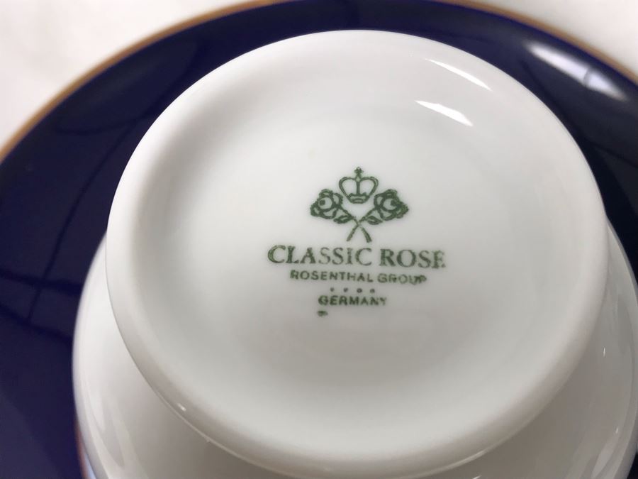 Rosenthal German Classic Rose Gold Rim China Set 30+ Pieces - LJE [Photo 8]