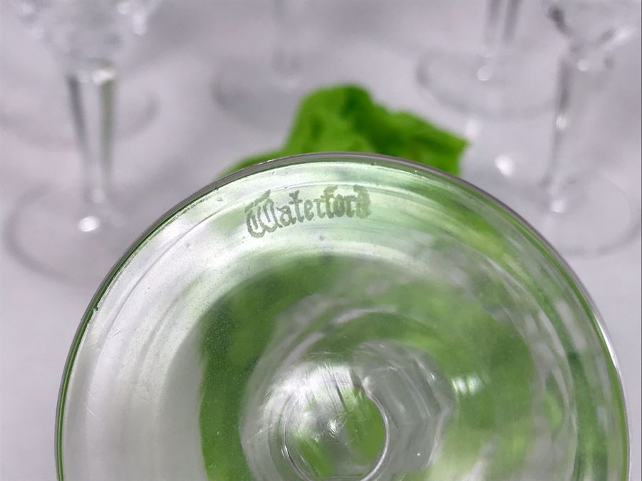 (6) Waterford Crystal Stemware Glasses 5H - LJE [Photo 4]