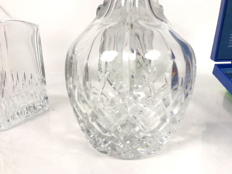 (4) Crystal Decanters With Historic Newport Decanter Labels By Stieff Co - LJE [Photo 15]