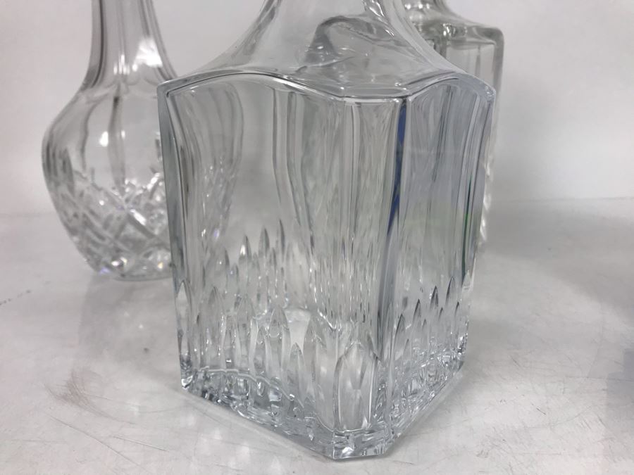 (4) Crystal Decanters With Historic Newport Decanter Labels By Stieff Co - LJE [Photo 13]