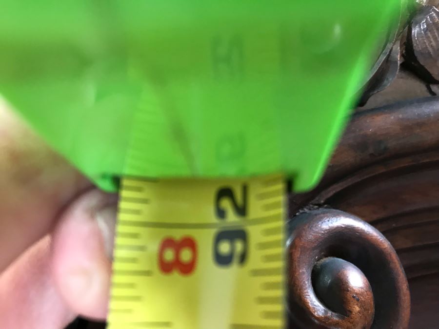 Stunning Hand Carved European Cabinet Armoire With (3) Glass Shelves 52W X 22D X 92H - See Photos For Details - LJE [Photo 23]