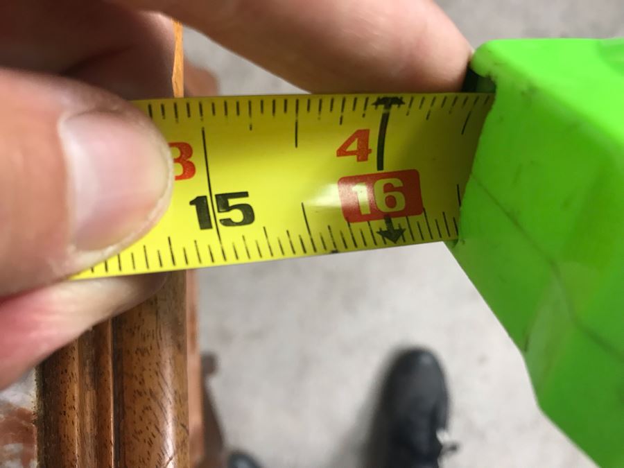 Vintage Pot Cupboard Cabinet Table With Marble Top And Drawer 16 X 16 X 33H - LJE [Photo 16]