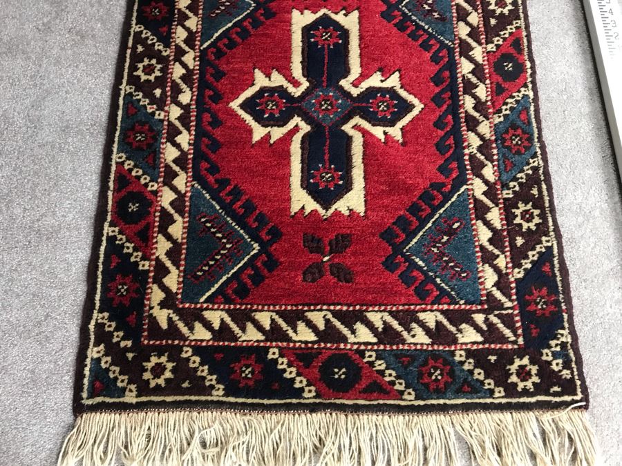 Turkish Hand Knotted Wool Runner Rug 9'4' X 2'4' - LJE [Photo 7]