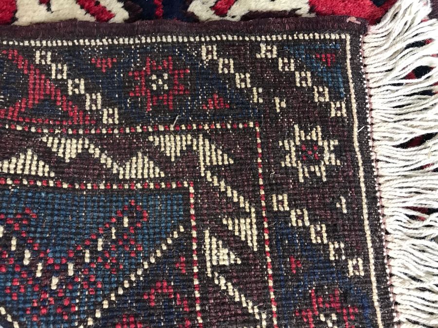 Turkish Hand Knotted Wool Runner Rug 9'4' X 2'4' - LJE [Photo 10]