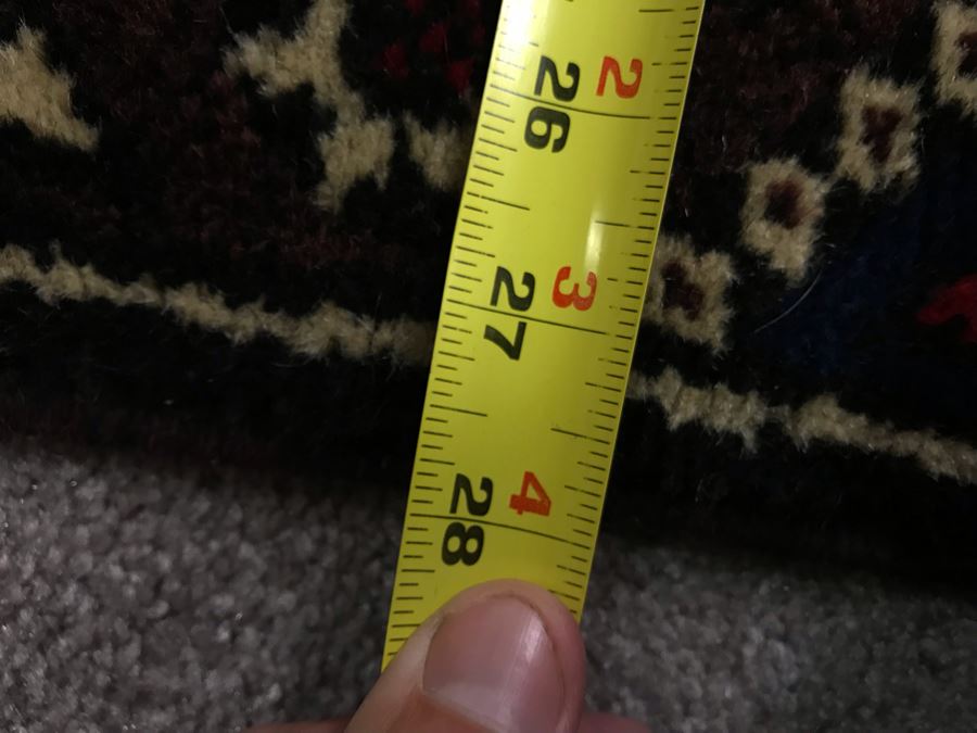 Turkish Hand Knotted Wool Runner Rug 9'4' X 2'4' - LJE [Photo 14]