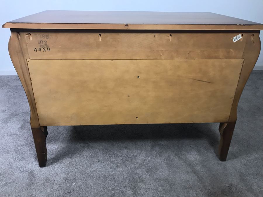 Vintage Dixon-Powdermaker Chest Of Drawers 2-Drawer Dresser Serpentine Commode Cabinet - LJE [Photo 11]