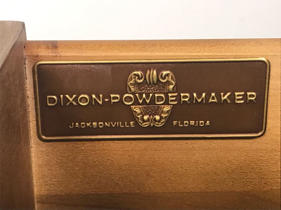 Vintage Dixon-Powdermaker Chest Of Drawers 2-Drawer Dresser Serpentine Commode Cabinet - LJE [Photo 9]