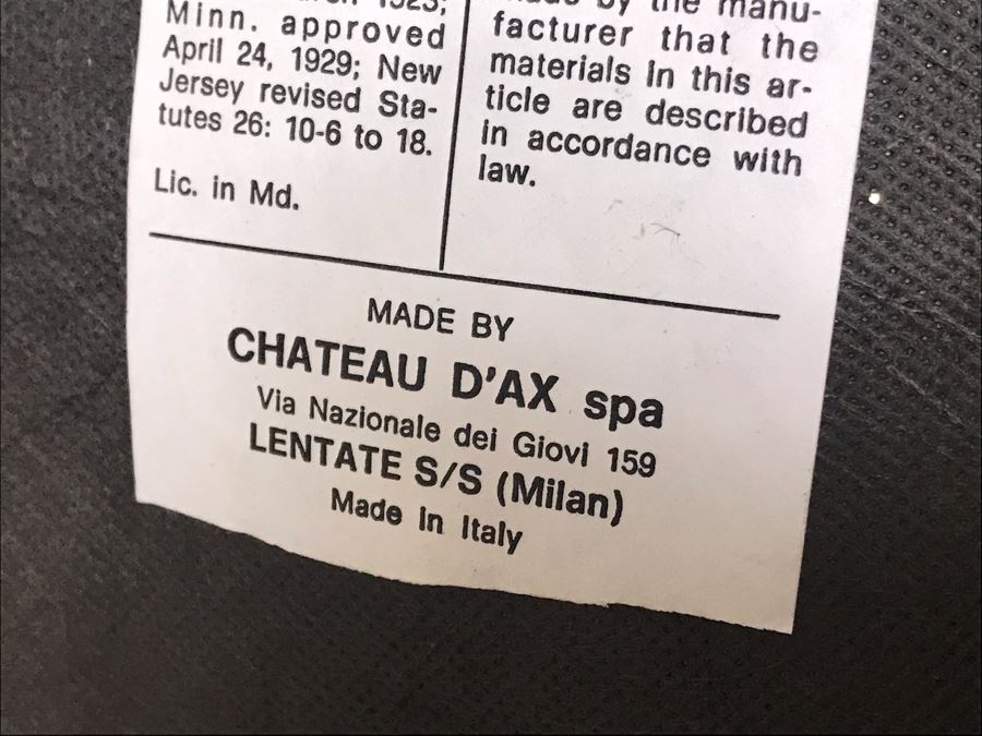 Pair Of Italian Accent Armchairs By Chateau D'ax Spa Milan Italy - LJE [Photo 9]
