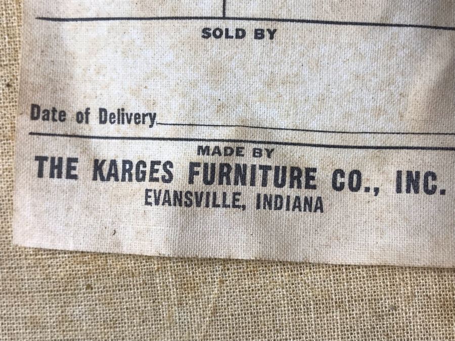 Karges Furniture Marquetry Table With Drawer And (4) Cane Back Chairs (Seat Cushions Need Reupholstering) - LJE [Photo 8]